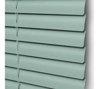 Matte Green Aluminium Venetian Blinds Slat Home Office Blind Thin Slats Kitchen Blinds Blackout Shutters Child Safe Home, Customisable (120×220cm)