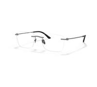 Matte Gunmetal Eyewear Frames AR 5124 - unisex - Giorgio Armani - Glasses - Black - 55 MM - Accessories 55 MM
