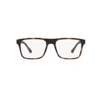 Matte Havana Black Eyewear Frames - female - Emporio Armani - Glasses - Brown - 54 MM - Accessories 54 MM