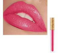 Matte Hot Pink Lips Gloss with Shimmers, Bright Pink Liquid Lipsticks for Women Long Lasting, Non Stick Cup Waterproof Full-Coverage Lip Stain,Tinted Lip Balm for & Women