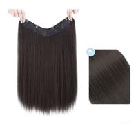 Matte Human Hair Blend Weft 60cm High Temp(Natural Black 50cm)