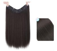 Matte Human Hair Blend Weft 60cm High Temp(Natural Black 60cm)