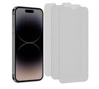 Matte Hydrogel Screen Protector for iPhone 14 Pro [3 Pieces] | Anti-Reflection, Anti-Fingerprint, Self-Regenerating | Mounting Kit Included (Cloths, Scraper, Microfibre) | Smartphone Protection