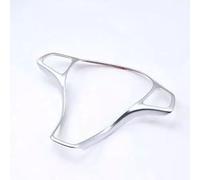 Matte Interior Steering Wheel Cover Trim for Vito W447 2014-2020, ABS Plastic Decorative Frame Strip, Silver, 25x6x32cm