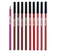 Matte Liner Set of 10 | One Swipe Smooth Application | Long Lasting & Travel-Friendly Lip Pencil | Multicolor | 1.4g Each (Set-A) (Satin Finish)