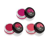 Matte Lip & Cheek Tint Combo - Kiss On Fire, Ruby Woo & Night Qen, 3 x 8g | Multi-Use Tints for Lips, Cheeks & Eyelids | Enriched with Jojoba Oil & Vitamin E | Vegan & Cruelty-Free