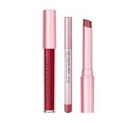 Matte Lip Contour - Shine Finish Balm, High-Definition Color Layer Feature, With Moisture Lock For All-Day Confidence, Cosmetic Makeup For Office Work Social Events Night Celebrations Trips