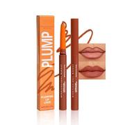Matte lip liner, for outlining lips, retractable creamy brown crayon lip liner, long-lasting and waterproof, for a natural lip look.