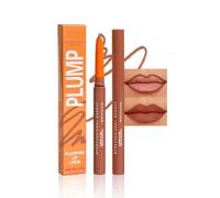 Matte lip liner, for outlining lips, retractable creamy brown crayon lip liner, long-lasting and waterproof, for a natural lip look.
