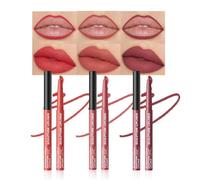 Matte Lip Liner Set: Long-lasting, waterproof, smudge-proof, highly pigmented, smooth and easy to apply, effortlessly outlines lips for a long-lasting matte finish.