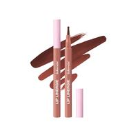 Matte Lip Liner Stain Pencil, Long-Lasting Smudge-Resistant, Liquid Lip Colour Pencil with Soft Precision Tip, Defines & Shapes Lips Linergie (#3 BARELY HERE)