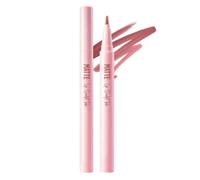 Matte Lip Liner, Waterproof Cup-Resistant Lip Liner Pen, Long Lasting Transfer Proof Lip Contour Makeup for Fuller Looking Lips, Natural Shades for Everyday Makeup, Suitable for Beginners (F)