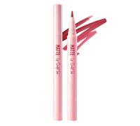 Matte Lip Liner, Waterproof Cup-Resistant Lip Liner Pen, Long Lasting Transfer Proof Lip Contour Makeup for Fuller Looking Lips, Natural Shades for Everyday Makeup, Suitable for Beginners (E)