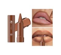 Matte Lip Pencil Waterproof Rotating Tip Creamy Texture For All Day Wear Long Wear Lip Makeup Pencil