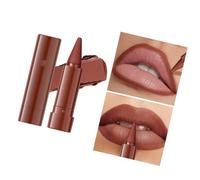 Matte Lip Pencil Waterproof Rotating Tip Creamy Texture For All Day Wear Long Wear Lip Makeup Pencil