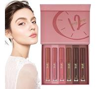 Matte Lipstick Makeup Set, 6-Piece Makeup Set with Matte Lip Gloss - Matte Texture Lip Makeup Supplies for Birthdays, , Halloween, Jingling