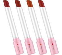 Matte Lipstick Set 4pcs Velvet Finish for Women | Wax and Mineral Oil Formula, Easy to Carry Small Size, Outdoor and Party Use