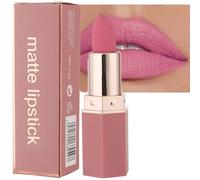 Matte Lipstick Set - Long Lasting Pink Red Lipsticks, Waterproof, Nude, Moisturizing Hydrating, High Pigmented with Smooth Velvet Texture - Perfect Makeup Gift