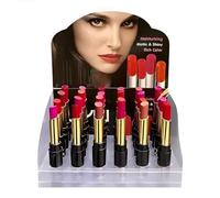Matte Lipstick Set - Pack of 24 Multicolor Shades | Long-Lasting, Waterproof & Smudge-Proof | Soft, Lightweight Texture | Lip Makeup Kit for Women & Girls (24 g)