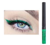 Matte Liquid Eyeliner, Neon Rainbow Colorful Eyeliner Pencil, Waterproof Long Lasting Smudge-proof Eye Liners Makeup Gift For Women-green