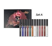 Matte Liquid Lipstick Diamonds Metallic Lipstick Long Lasting Shinning Lip Gloss Lip Makeup Cosmetic Matte Long Lasting All Day Glossy