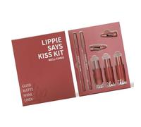Matte Liquid Lipstick Lip Liner Gloss Set Waterproof Long Lasting Stain Kits Professional Makeup Gift Kits Professional Lip Makeup Gift Kit
