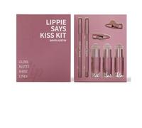 Matte Liquid Lipstick Lip Liner Gloss Set Waterproof Long Lasting Stain Kits Professional Makeup Gift Kits Professional Lip Makeup Gift Kit