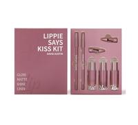 Matte Liquid Lipstick Lip Liner Gloss Set Waterproof Long Lasting Stain Kits Professional Makeup Gift Kits Professional Lip Makeup Gift Kit