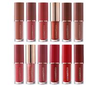 Matte Liquid Lipstick Set | Smudge-Proof Lip Makeup Kit - Matte Liquid Lipstick Makeup Set,for Business Trip Stage Dating Gathering Vacation