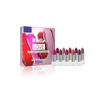 Matte Love Mini Lipstick Set -13g (Pack of 10) | Long-Lasting, Hydrating & Moisturizing Roll-On Lipsticks for Women | Soft-Matte Finish | Travel-Friendly Lip Colour Kit