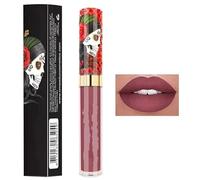 Matte Metal Pearl lip Color is Waterproof And Durable, The Skull Does Not Stick To The Cup lip Glaze, And The liquid lipstick is Female Cosmetics (#05)
