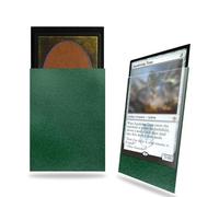 Matte MTG Card Sleeves 200 Pack, Green Standard Card Sleeves Matte Finish, Perfect Shuffling - Protect All Your Trading Cards Collectible Cards by Fabmaker, Sturdy MTG Sleeves Never Tear