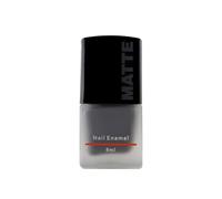 Matte Nail Enamel - Cool Grey (8ml) | Long-Lasting, Quick-Dry & High Color Payoff