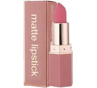 Matte Nude Hot Pink Lipstick Set-Moisturizer Smooth Lipstick Long Lasting Waterproof Lipstick Makeup for Women Girls (Barbie pink 02)