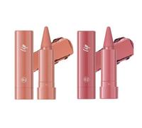 Matte Nude Lip Liner and Lipstick Set,Lip Gloss,Smooth Makeup,Matte Nude Lipstick,Waterproof Long Lasting Smudge-Proof Lip Liner Pen,Lip Stain High Pigment&Lipliner Pencil for Women (01#+02#)