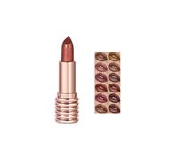 Matte nude lipstick set with hydrating lip oil and lip liner Non-sticky sheer lip tint gloss,Metallic Lipstick - High-Impact Foil Finish with 12H Wear, Vegan Creamy Formula for Day to Night Glam