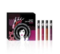 Matte Party O.n-The-Go Lip Kit - Set of 4 Liquid Lipsticks | Bold Shades | Long-Lasting, Smudge-Proof, Non-Drying Formula