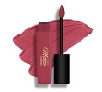 Matte Perfect Lipstick for Women - 04 Party Pink | 100% Non-Transfer, Waterproof Liquid Lipstick | Long Lasting 18-Hour Stay | Smudge-Proof Matte Finish