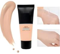 Matte + Poreless Liquid Foundation & 24K Gold Primer Combo | Set of 2 | Long-Lasting Matte Base with Pore-Minimizing Primer | 45ml