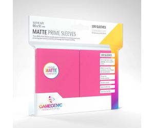 Matte Prime Card Sleeves - Pink (100) 66x91mm - GGS11036ML
