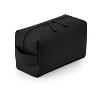 Matte PU Toiletry Bag Bagbase Black One Size