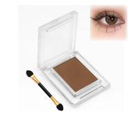 Matte Purple Neutral Eyeshadow Palette for Women - Dark Single Matte Pressed Powder Makeup Shadows Highly Pigmented Long-Lasting Smudge-Proof (Coffee Mist)