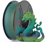 Matte Rainbow PLA Filament 3D Printing Materials, Neon Passage Matte Finish & High Precision Multicoloured 3D Printer Filament, Compatible with Most FDM 3D Printers (2.2lbs)
