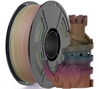 Matte Rainbow PLA Filament 3D Printing Materials, Solar Horizon Matte Finish & High Precision Multicoloured 3D Printer Filament, Compatible with Most FDM 3D Printers (2.2lbs)