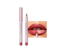 Matte Red Lip Liner Highly Pigmented Waterproof Lipliner Pencil Lasts 24H Creamy Lipliner Pen Precise Application Lip Liner with Silky Texture, For Big & Plump Lips