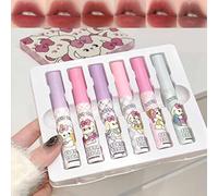 Matte Red Liquid Lipstick Set Brown Pink Nude Cute Lipstick Lang Lasting High Pigmented Color Lip Makeup Gifts for Women