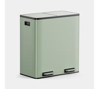 Matte Sage Green Double Bin - 60L