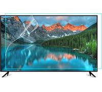 Matte Screen Protector Filter 32-75 inch Anti Blue Light Eye Protection PET Soft Film for TV Screen and Curved Display, UV Proof, No Reflection/Clear / 55 Inches 1221x689,Clear-50 Inches 1095x616mm
