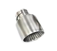 Matte Stainless Steel Car Exhaust Tip System Pipe Universal For VW GTI MK7 For Golf 7 Nozzle 60MM 63mm Muffler Tip 1 Pcs(ID60MMOD89MM)