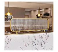 Matte Striped Dining Area Dividers 50x100cm Restaurant Hot Pot Countertop Partitions Stylish Space Separator Modern Low Fence for Enhanced Privacy